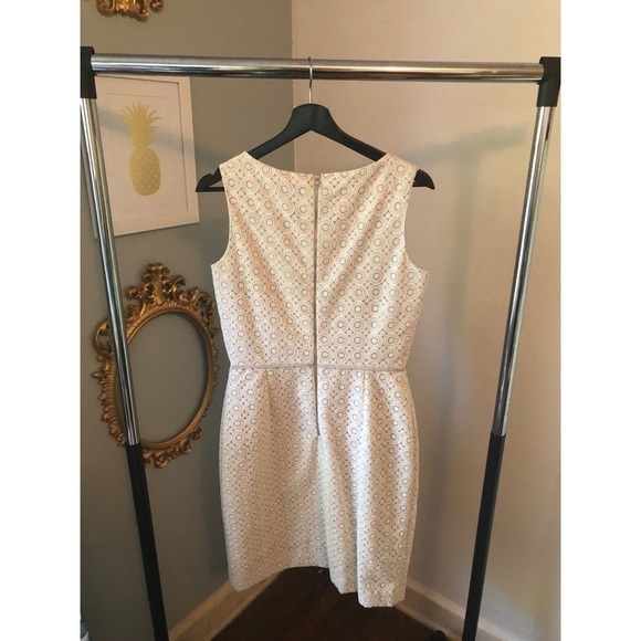 Cremieux Lace Overlay Dress Size 6 - Picture 4 of 5